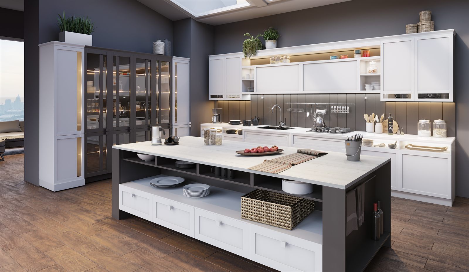 L-Shaped Kitchen System